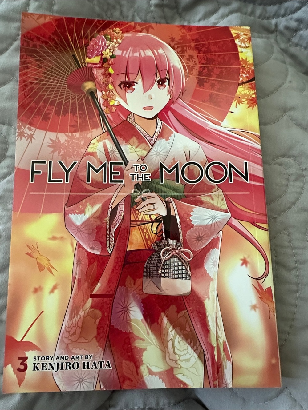 Fly Me to the Moon Vol. 3 Manga Paperback - Pink Red Cover